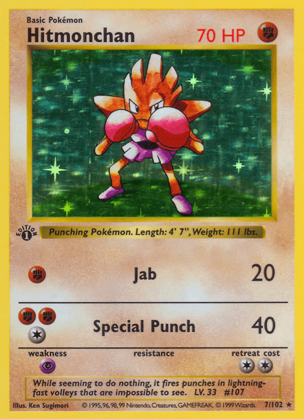 Hitmonchan — Base Set #7